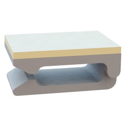 10 pcs : 22AWCF328110 - CBL CLIP WIRE SADDLE NAT ADH