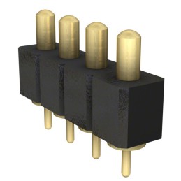 10 pcs : 821-22-004-10-003101 - CONN SPRING PISTON 4POS PCB
