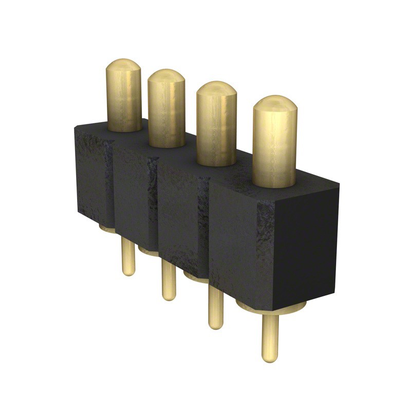 10 pcs : 821-22-004-10-003101 - CONN SPRING PISTON 4POS PCB