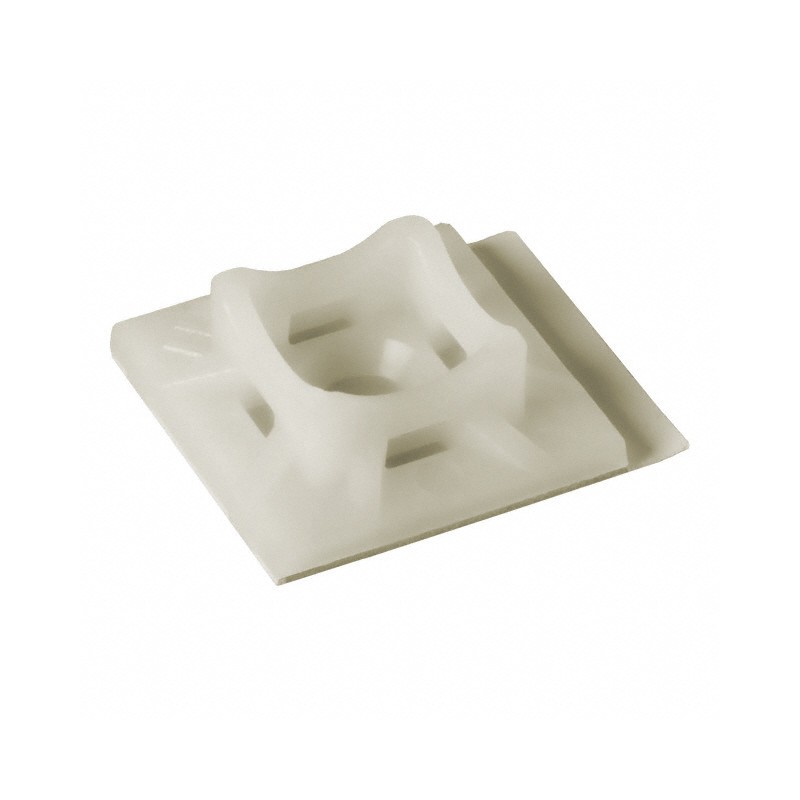 10 pcs : FTH-5A1-RT-M - CABLE TIE HLDR QUAD ADH NATURAL