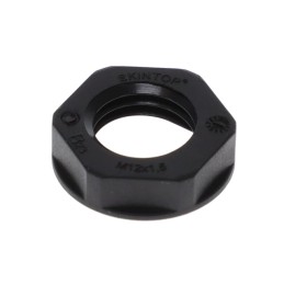 10 pcs : NTPA-M12B - FIPLOCK, LOCKNUT, M12X1.5, BLACK