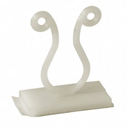 10 pcs : KLB-450A-RT - CBL CLIP TWIST LOCK NATURAL ADH