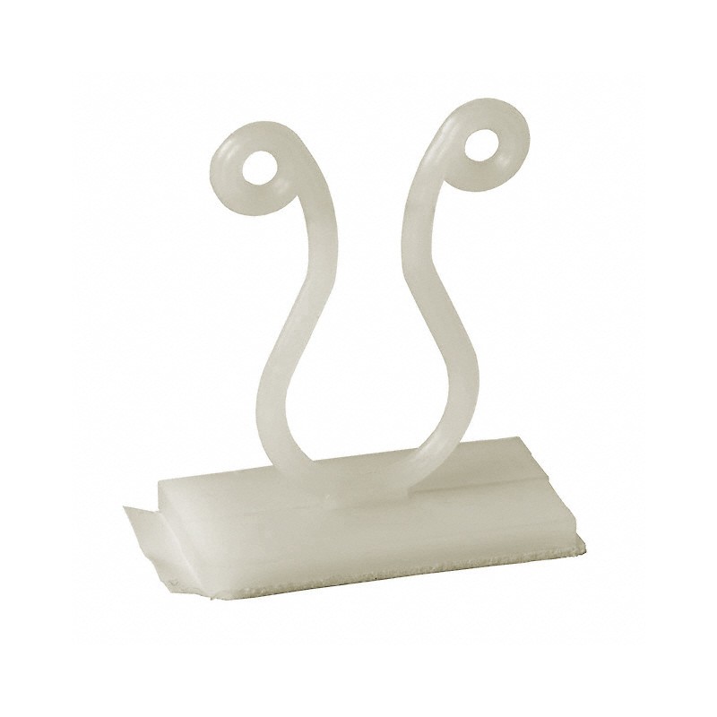 10 pcs : KLB-450A-RT - CBL CLIP TWIST LOCK NATURAL ADH