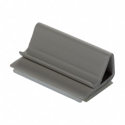 10 pcs : CFCC-4-05A-RT - CBL CLIP FLAT C-TYPE WHITE ADH