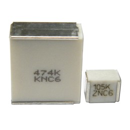 5 pcs - KEMET LDE Polyethylene Naphthalate Film Capacitor, 40 V ac, 63V dc, ±10%, 100nF, Surface Mount