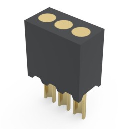 10 pcs : 856-10-003-10-003000 - .050' PITCH SINGLE ROW SOLDERCUP