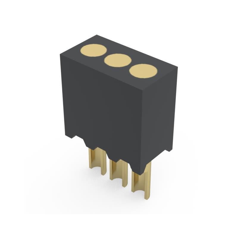 10 pcs : 856-10-003-10-003000 - .050' PITCH SINGLE ROW SOLDERCUP