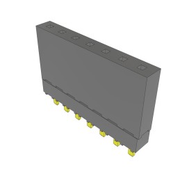 10 pcs : ESW-107-12-G-S - CONN SOCKET 7POS 0.1 GOLD PCB