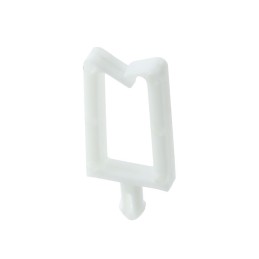 10 pcs : MWS-3-19 - CBL CLIP WIRE SADDLE NAT PUSH IN