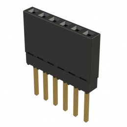 10 pcs : ESQ-106-13-G-S - CONN SOCKET 6POS 0.1 GOLD PCB