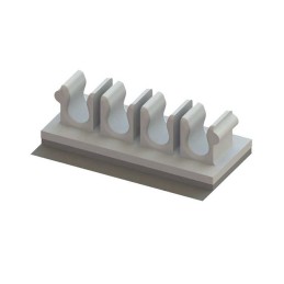 10 pcs : OFHB3-4-19A-RT - FIBER OPTIC FBR CLIP NAT 8X3MM