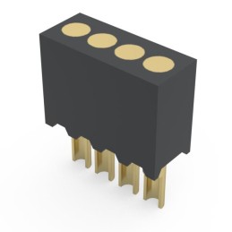 10 pcs : 856-10-004-10-003000 - .050' PITCH SINGLE ROW SOLDERCUP