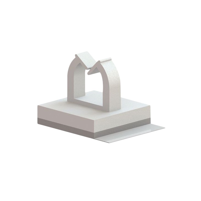 10 pcs : MWSEB-1-19A-RT - CBL CLIP WIRE SADDLE NATURAL ADH