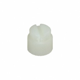 10 pcs : 0500832SCN - SLOTTED THUMB NUT, NATURAL, NYLO