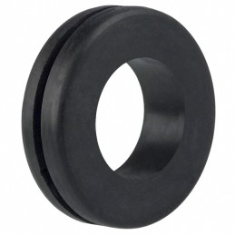 10 pcs : 752 - GROMMET 0.625' RUBBER BLACK