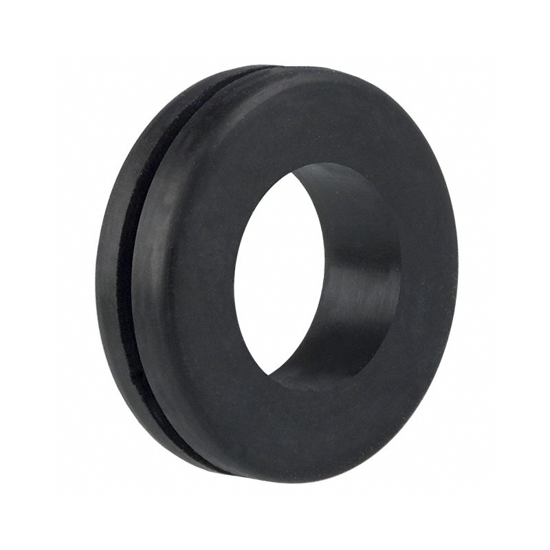 10 pcs : 752 - GROMMET 0.625' RUBBER BLACK