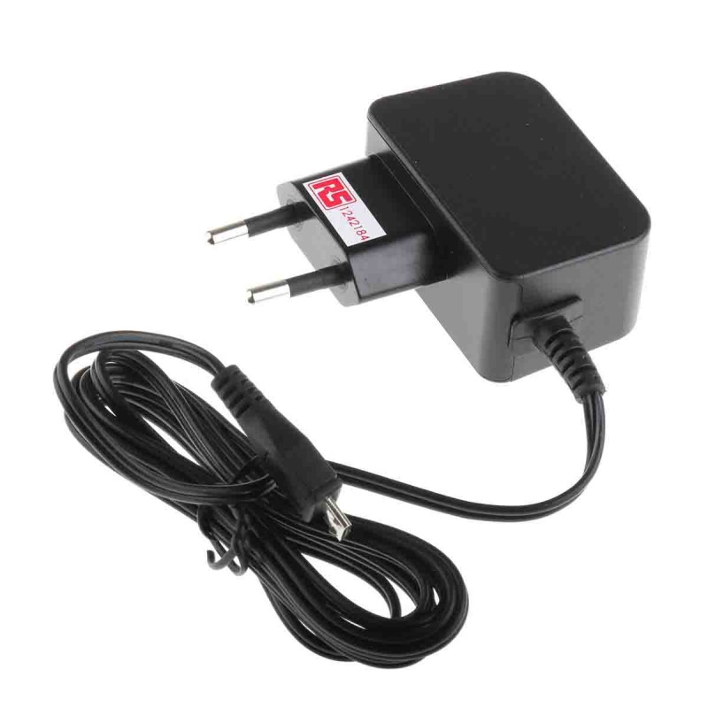 1 pcs - RS PRO 7.5W Plug-In AC/DC Adapter 5V dc Output, 1.5A Output