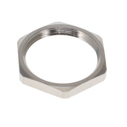 10 pcs : NTBN-P13 - FIPLOCK, LOCKNUT, PG13, BRASS-NI