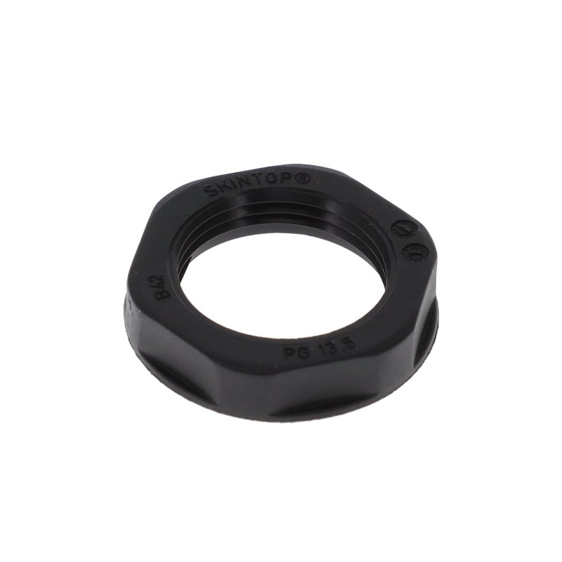 10 pcs : NTPA-P13B - FIPLOCK, LOCKNUT, PG13, BLACK