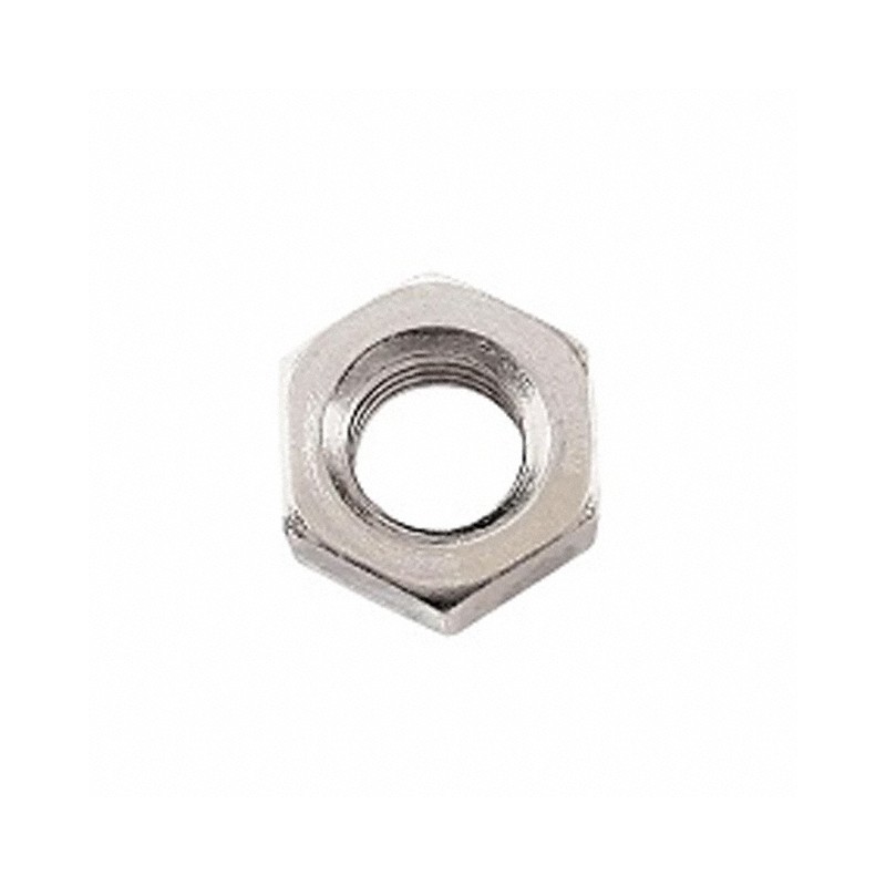 10 pcs : 4705 - HEX NUT 3/8' STEEL 10-32