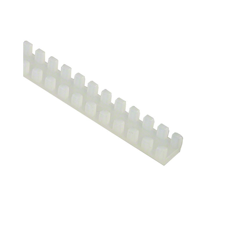 10 pcs : MGS-3-01 - GROMMET EDGE SLOT NYLON NATURAL