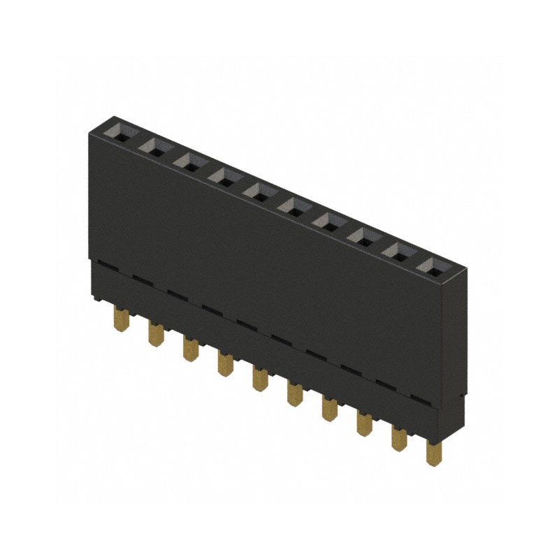 10 pcs : ESQ-110-12-G-S - CONN SOCKET 10POS 0.1 GOLD PCB