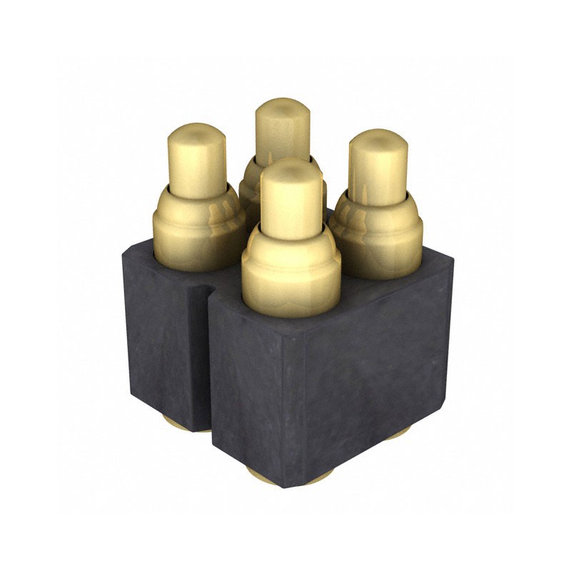10 pcs : 823-S1-004-30-012101 - CONN SPRING PISTON 4POS SMD