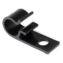 10 pcs : D15L4 - CBL CLIP D-TYPE BLACK FASTENER