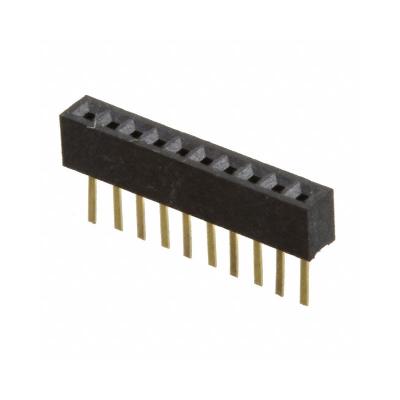 10 pcs : SFM210-LPSE-S10-ST-BK - CONN HDR 10POS 0.039 GOLD PCB