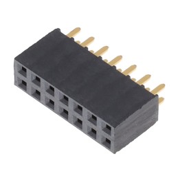 10 pcs : SSW-107-21-G-D - CONN RCPT 14POS 0.1 GOLD PCB