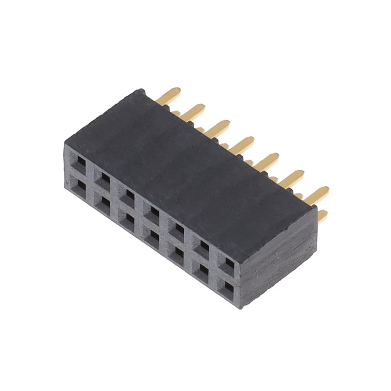 10 pcs : SSW-107-21-G-D - CONN RCPT 14POS 0.1 GOLD PCB