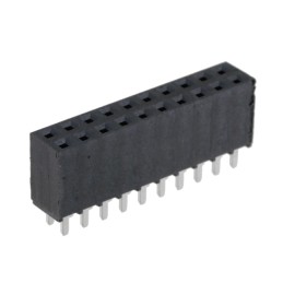 10 pcs : SSW-110-21-F-D - CONN RCPT 20POS 0.1 GOLD PCB