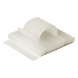 10 pcs : WCK-460-01A-RT - CBL CLIP C-TYPE NATURAL ADHESIVE