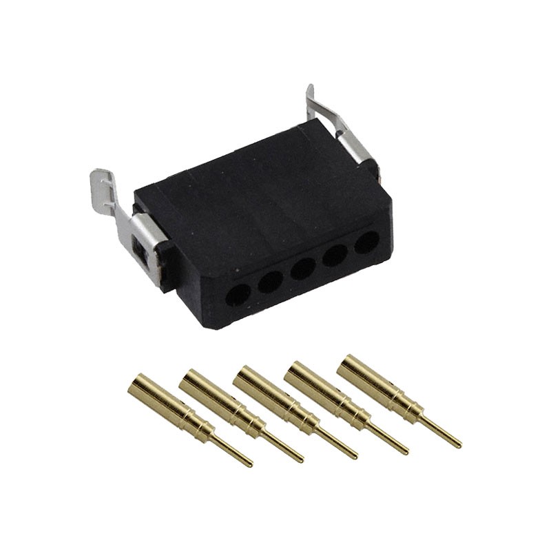 10 pcs : M80-8080505 - CONN PLUG 5P CRIMP 24-28AWG GOLD