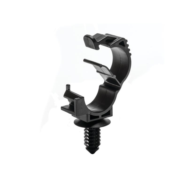 10 pcs : 151-01017 - LOCKING OMEGA CLIP BLACK FIR TRE