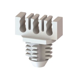 10 pcs : OFB-BH-6-19 - FIBER OPTIC BRACKET 2MM NAT