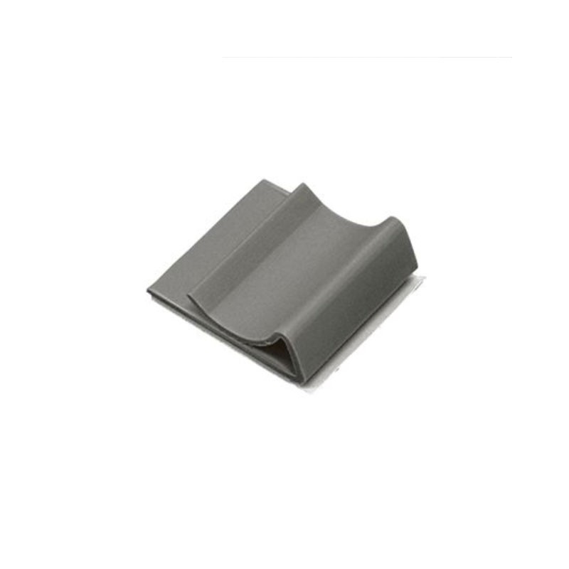 10 pcs : FCC-A-C8 - CBL CLIP FLAT C-TYPE GRAY ADH