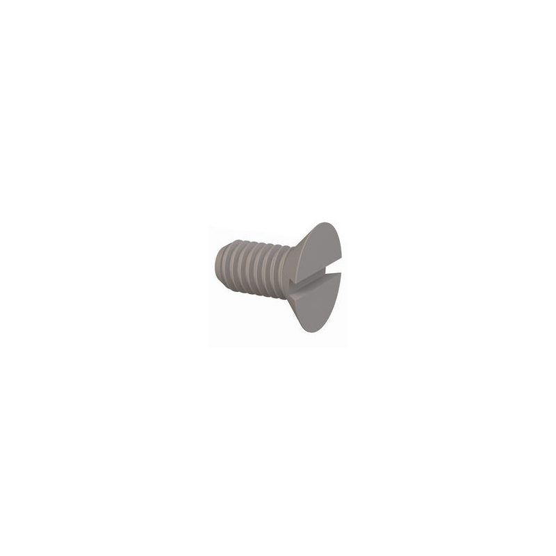 10 pcs : 50M060100H012 - 90 SLOTTED CSK SCREW, M6 X 1 THR