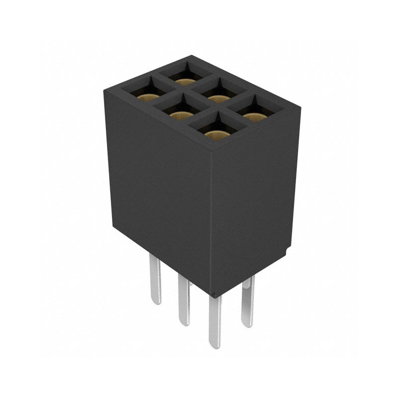 10 pcs : SFMC-103-01-L-D - CONN RCPT 6POS 0.05 GOLD PCB