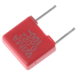 5 pcs - WIMA MKS2 Polyester Film Capacitor, 63 V ac, 100 V dc, ±10%, 22nF, Through Hole