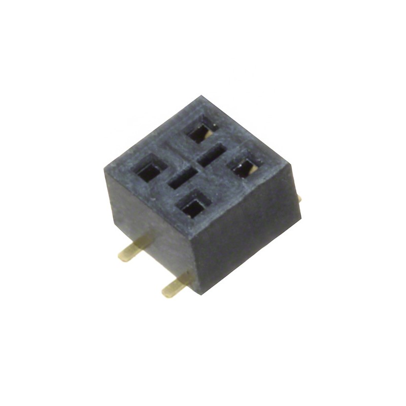 10 pcs : HLE-102-02-G-DV-BE - CONN RCPT 4POS 0.1 GOLD SMD