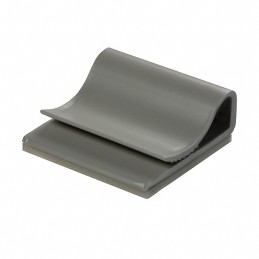 10 pcs : CFCC-8-05A-RT - CBL CLIP FLAT C-TYPE WHITE ADH