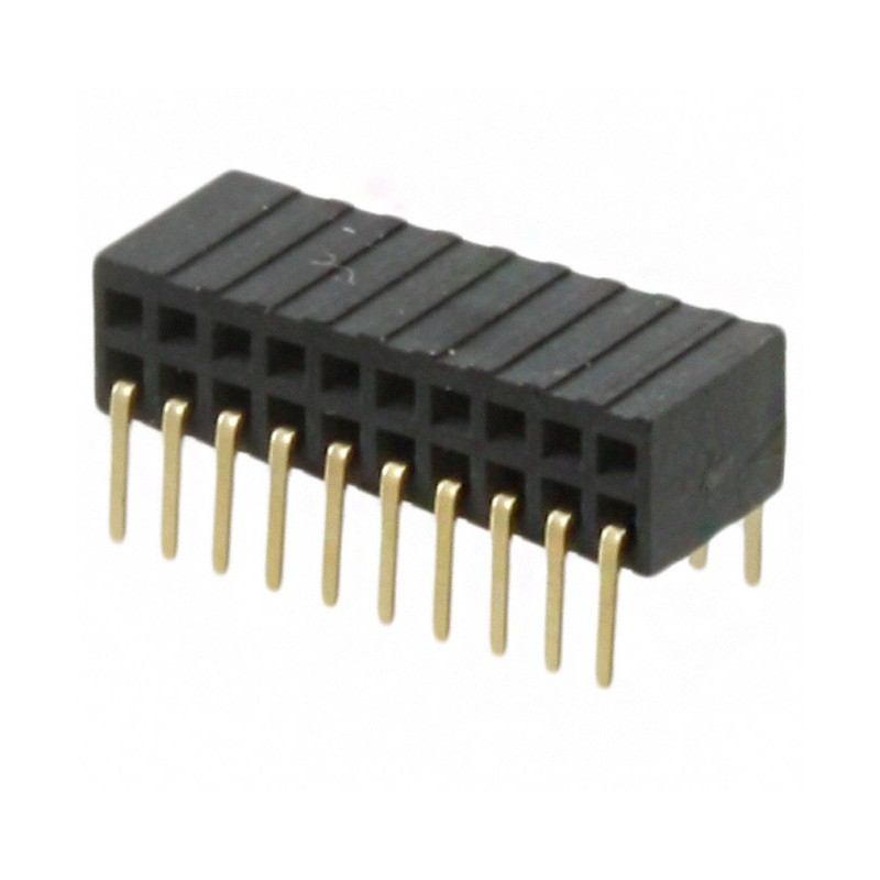 10 pcs : M50-3201045 - CONN RCPT 20P 0.05 GOLD PCB R/A