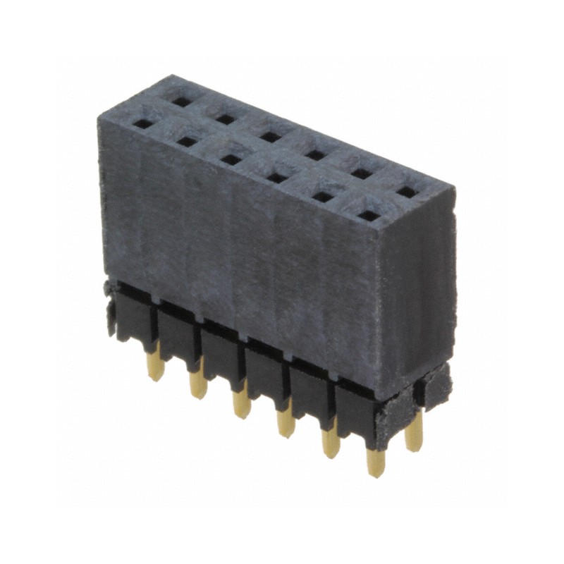 10 pcs : ESQ-106-12-G-D - CONN SOCKET 12POS 0.1 GOLD PCB