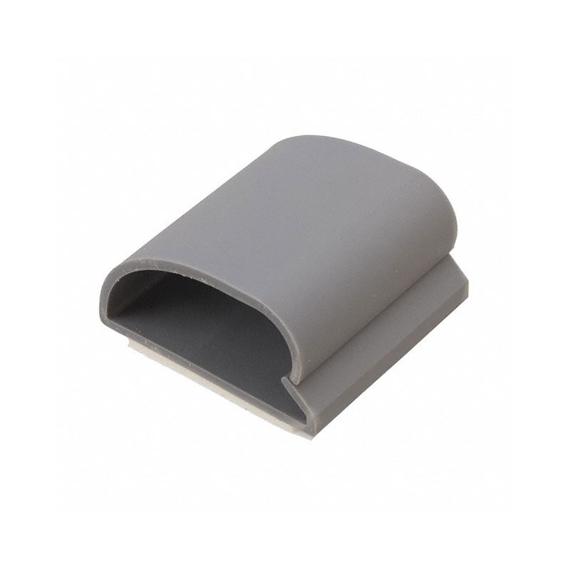 10 pcs : KKD-12-RT - CBL CLIP C-TYPE GRAY ADHESIVE