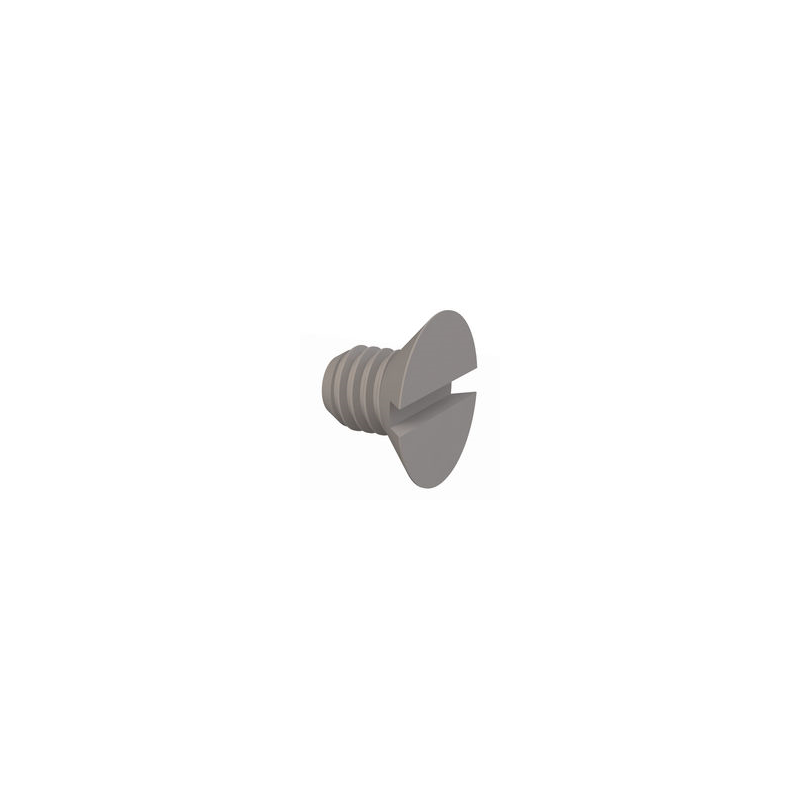 10 pcs : 50M060100H008 - 90 SLOTTED CSK SCREW, M6 X 1 THR