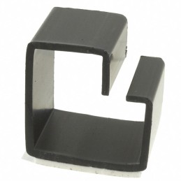 10 pcs : OFCC-16A-RT - CBL CLIP C-TYPE BLACK ADHESIVE