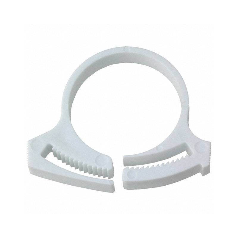 10 pcs : SHC-56 - CBL CLAMP HOSE WHITE