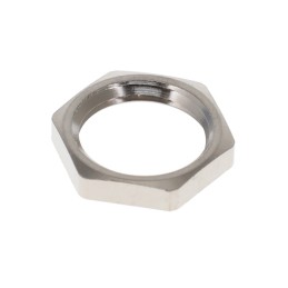 10 pcs : NTBN-P07 - FIPLOCK, LOCKNUT, PG07, BRASS-NI