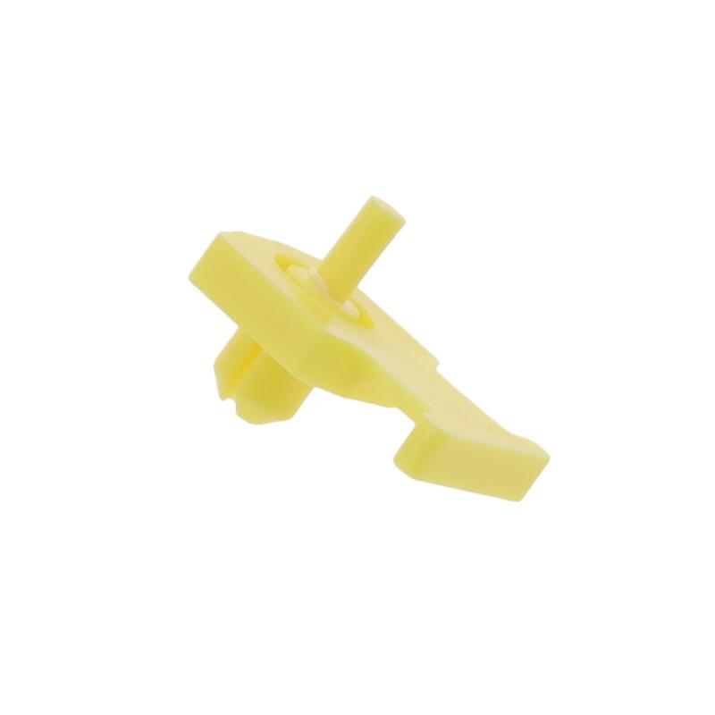 10 pcs : KIMS-H500-C4 - CABLE TIE HLDR SGL PUSH MNT YLW